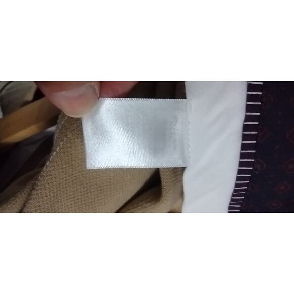 Talbots Hampshire Tan Wool Blend Trousers Slacks Career Dress Pants Size 10 - Picture 11 of 11